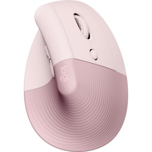 Logitech Lift Vertical Wireless Rosa
