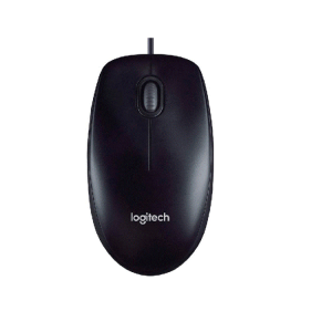 Mouse con Cable Logitech M90 - Negro Gris